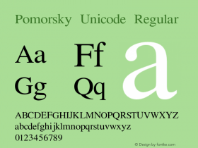 Pomorsky Unicode