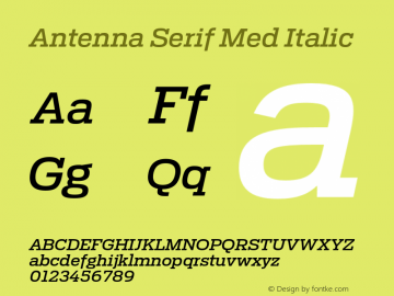 Antenna Serif Med