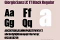 Giorgio Sans LC TT Black