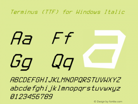 Terminus (TTF) for Windows