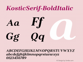 KosticSerif-BoldItalic