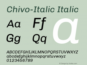 Chivo-Italic