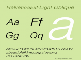 HelveticaExt-Light