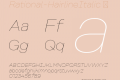 Rational-HairlineItalic