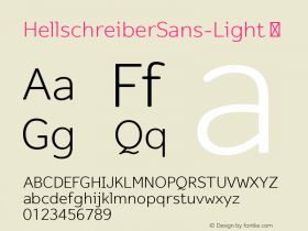 HellschreiberSans-Light