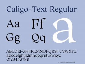 Caligo-Text