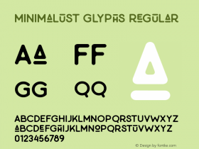 Minimalust Glyphs