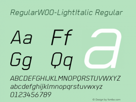 Regular-LightItalic