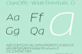 ClanOffc-WideThinItalic