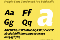 Freight Sans Condensed Pro