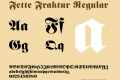 Fette Fraktur