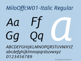 MiloOffc-Italic