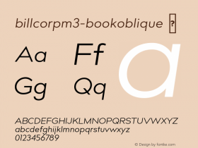 billcorpm3-bookoblique