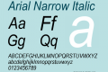 Arial Narrow