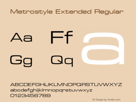 Metrostyle Extended