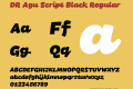 DR Agu Script Black