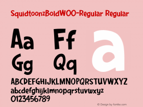 SquidtoonzBold-Regular