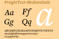 FreightText-MediumItalic