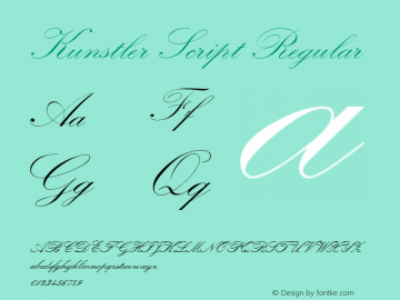 Kunstler Script Font Family Kunstler Script Handwriting Typeface Fontke Com For Mobile