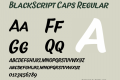 BlackScript Caps