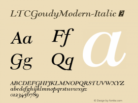 LTCGoudyModern-Italic