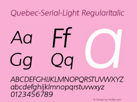 Quebec-Serial-Light