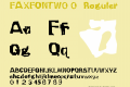 FAXFONT