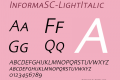 InformaSC-LightItalic