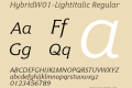 Hybrid-LightItalic