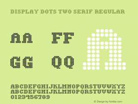 Display Dots Two Serif