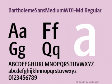 BartholemeSansMedium-Md