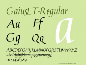 GaiusLT-Regular