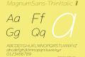 MagnumSans-ThinItalic