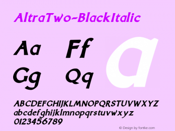 AltraTwo-BlackItalic