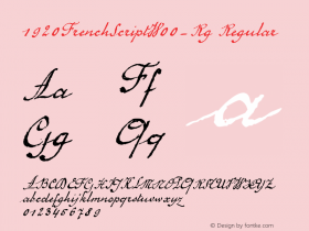 1920FrenchScript-Rg