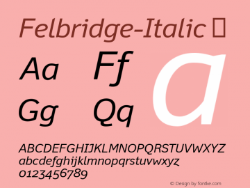 Felbridge-Italic