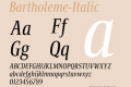 Bartholeme-Italic