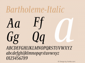 Bartholeme-Italic