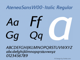 AteneaSans-Italic