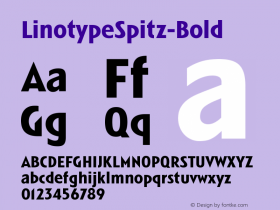 LinotypeSpitz-Bold