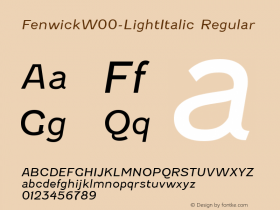 Fenwick-LightItalic