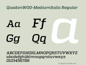 Quadon-MediumItalic