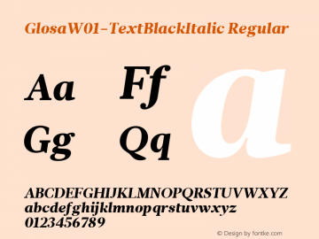 Glosa-TextBlackItalic