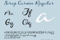 Scrap Cursive