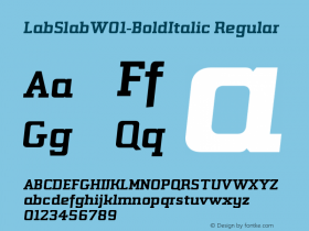 LabSlab-BoldItalic