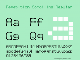 Repetition Scrolling