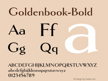 Goldenbook-Bold