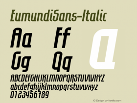 EumundiSans-Italic