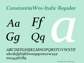 Constantia-Italic