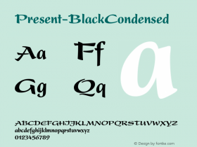 Present-BlackCondensed